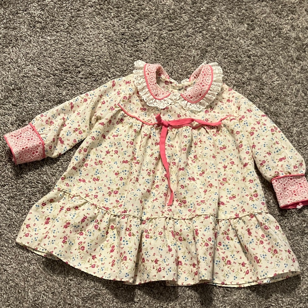 Vintage Floral Girl’s Dress size 2T